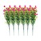 Bundles Artificial Flowers Plastic Fake Plants UV Resistant Home In Outdoor